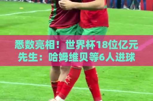 悉数亮相!世界杯18位亿元先生:哈姆维贝等6人进球,4人收获助攻 悉数亮相!世界杯18位亿元先生:哈姆维贝等6人进球,4人收获助攻